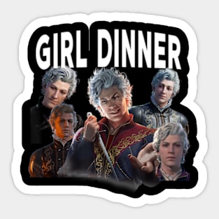 Astarion Girl Dinner Sticker